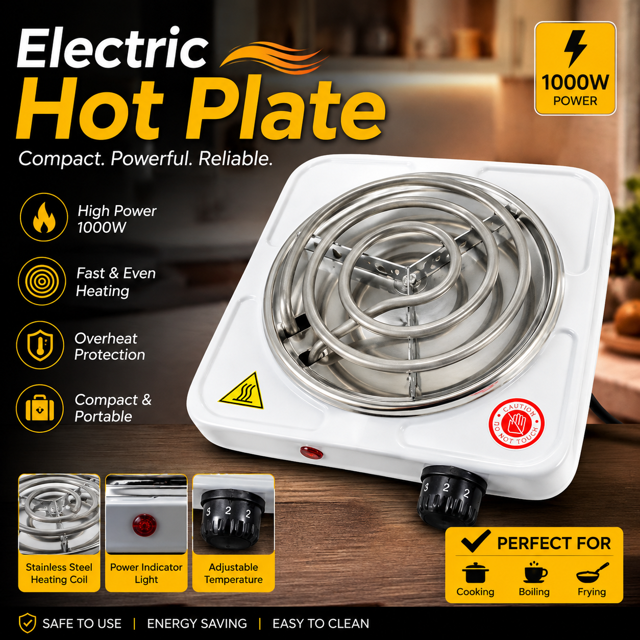 Cook Anywhere Electric Stove | Smart Electric Hot Plate