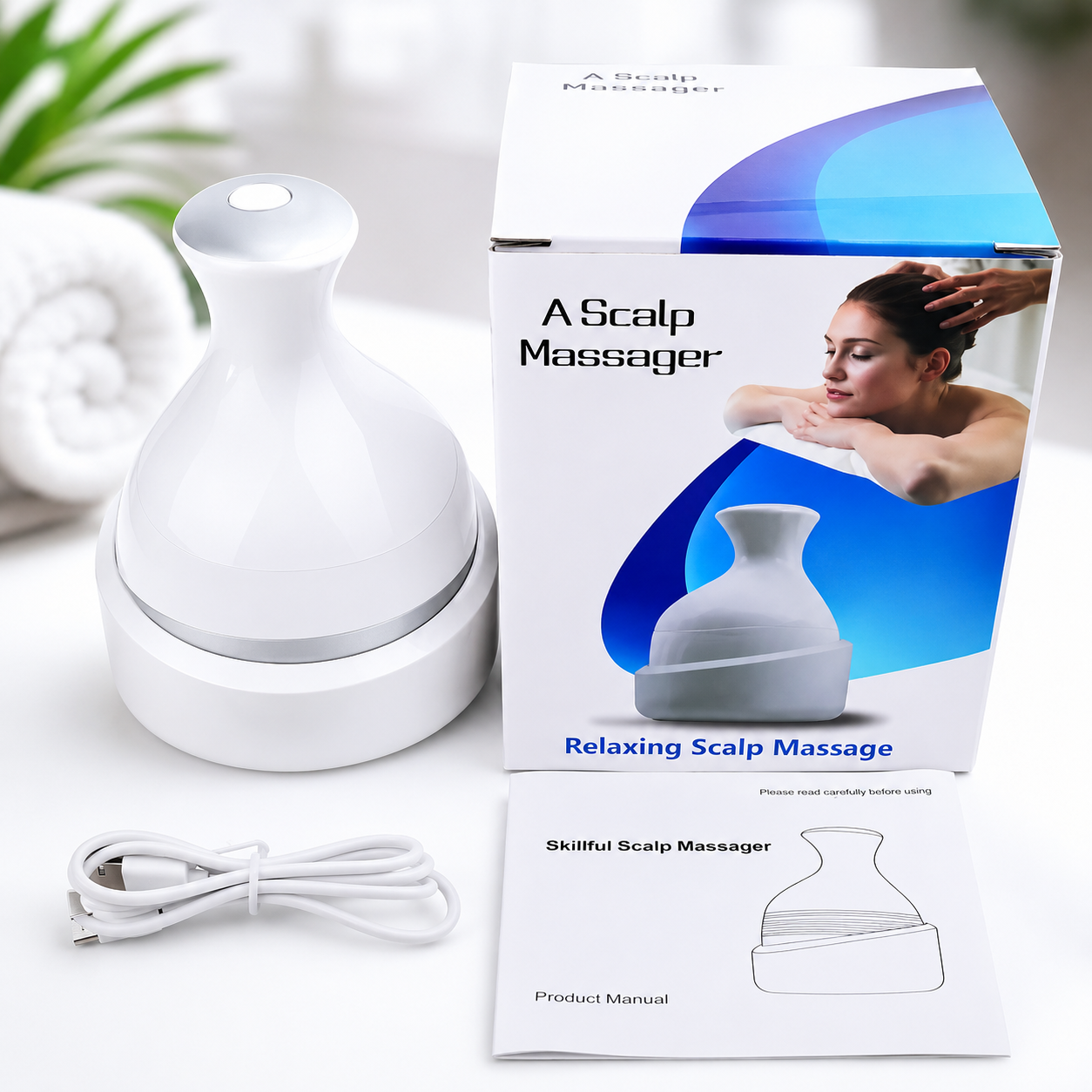 Electric Scalp Hair Growth Massager