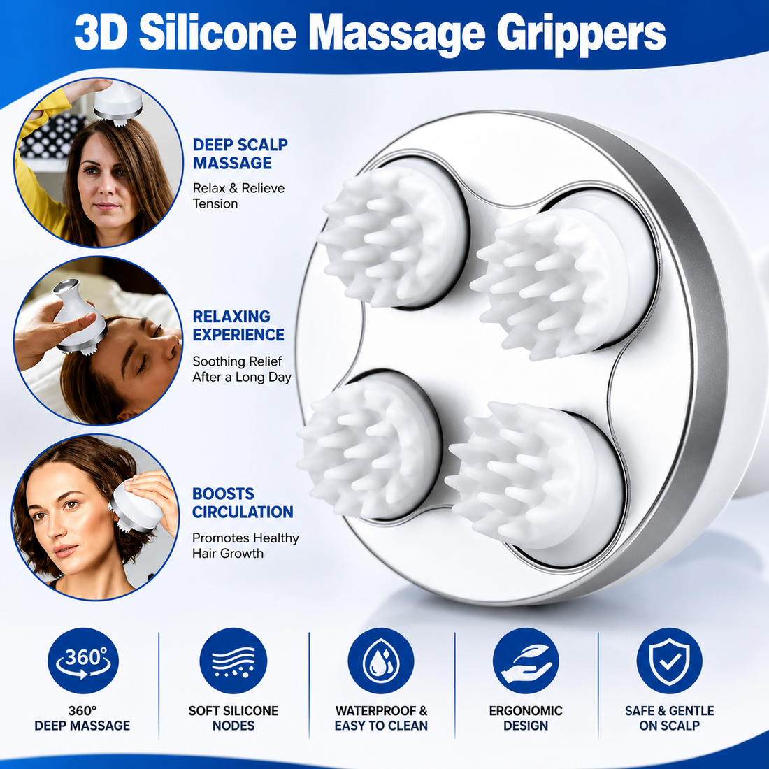 Electric Scalp Hair Growth Massager